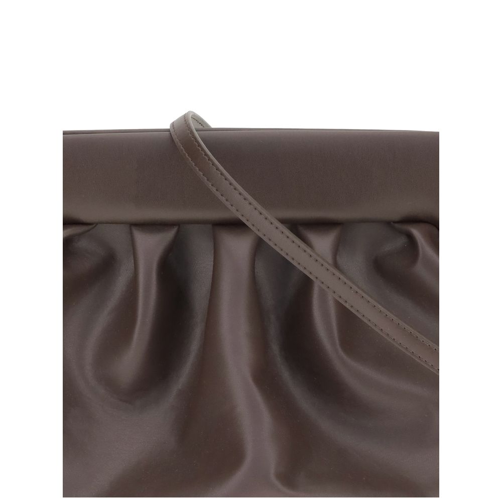 Brown Other Fibres Clutch Bag