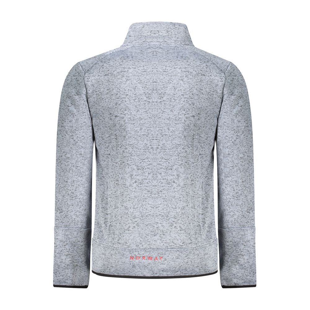 Blue Polyester Men Sweater