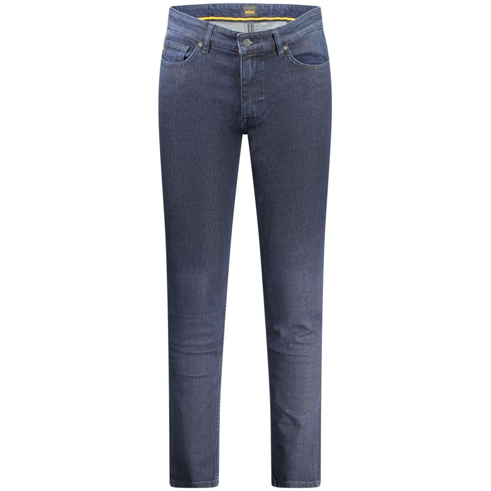 Blue Cotton Men Jeans