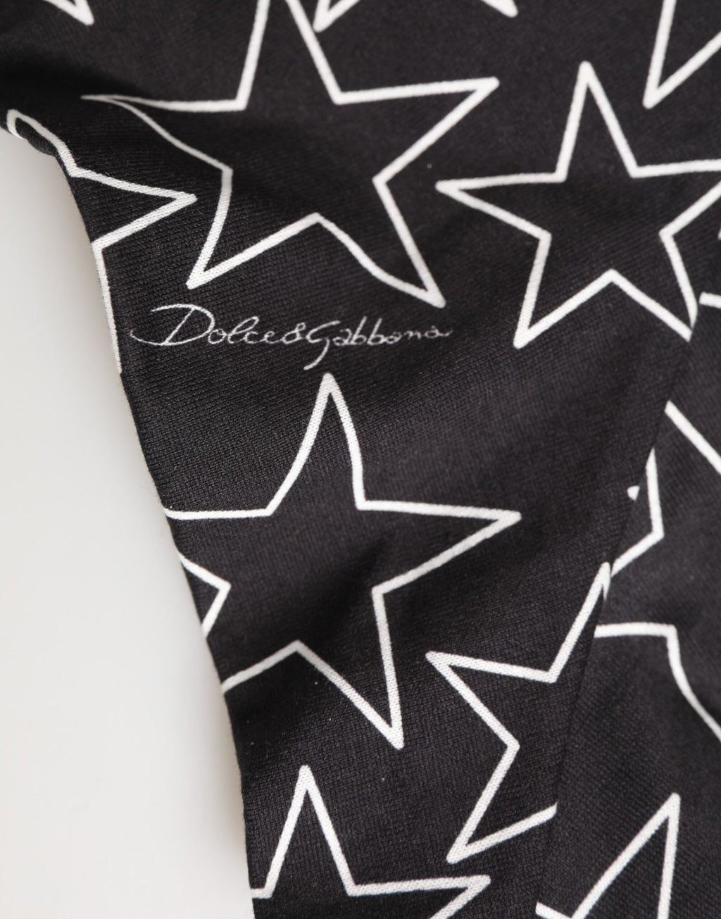Black White Star Print Cotton Slip Panty Underwear