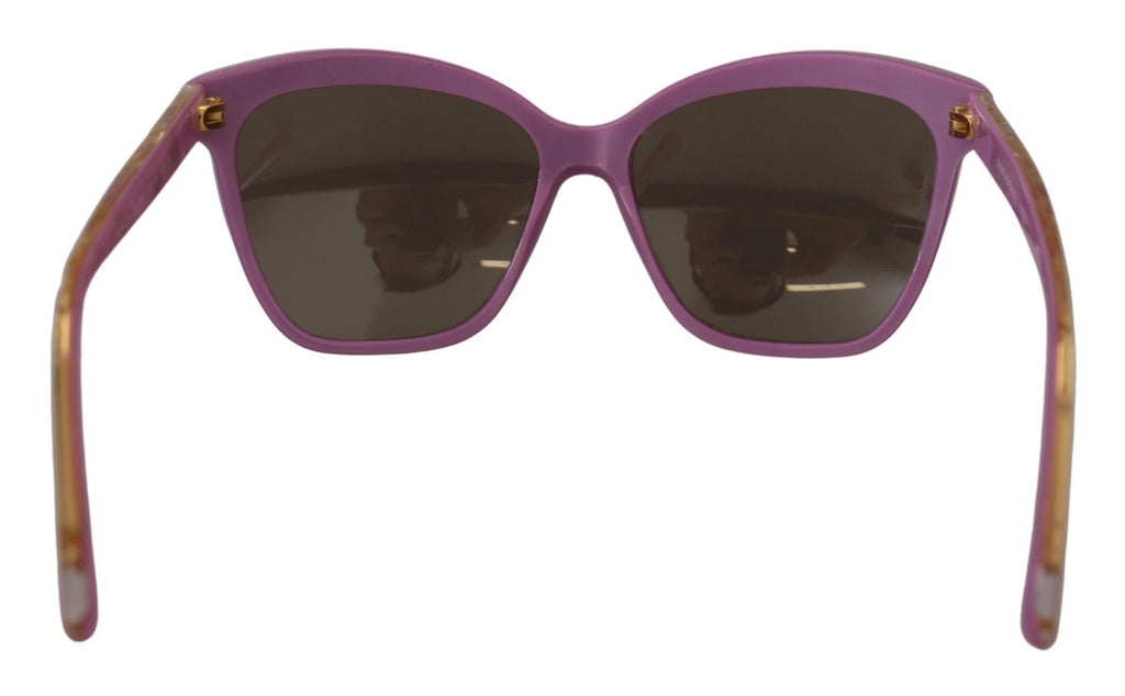 DG4251 Pink Gold Full Rim Rectangle Frame Shades