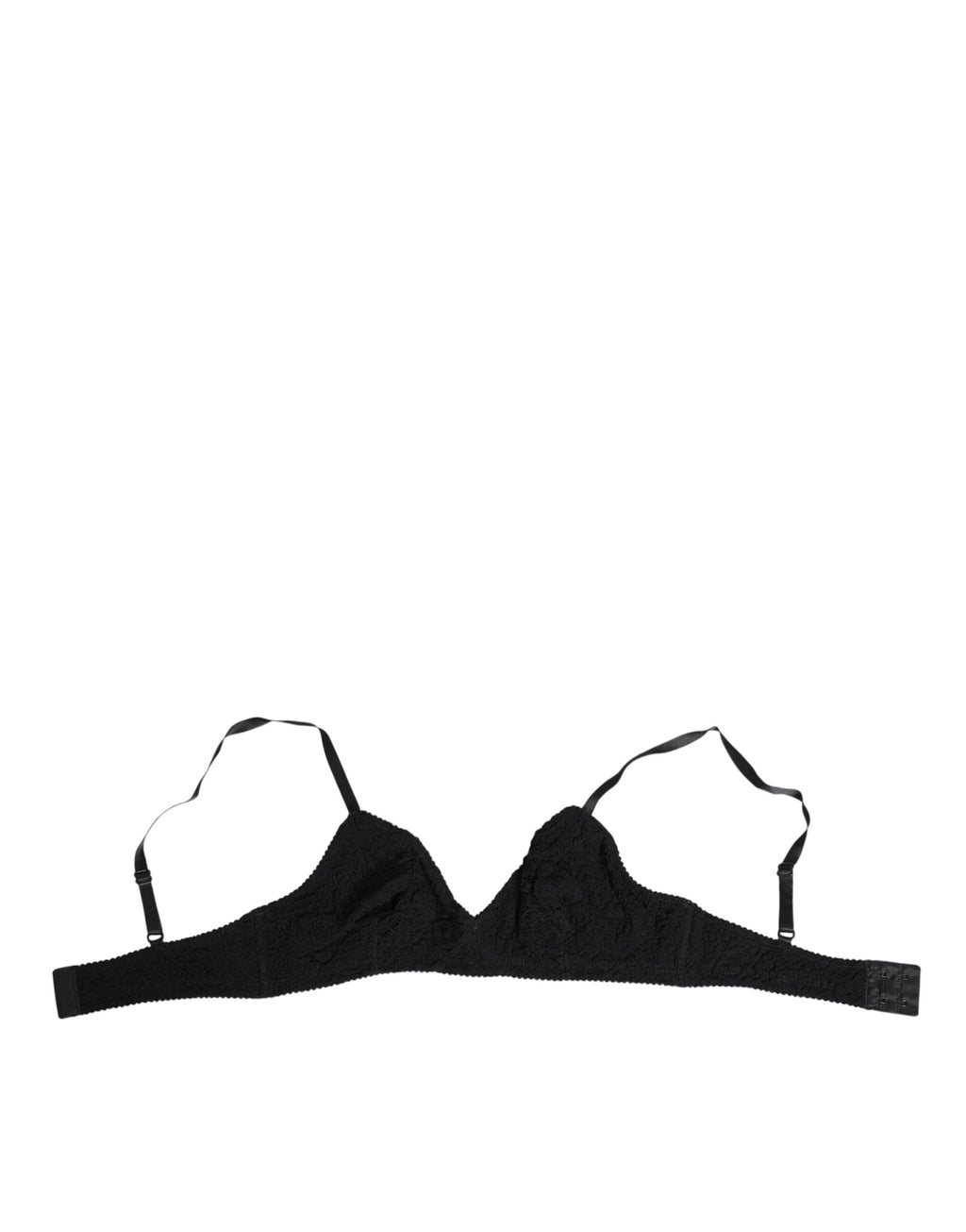 Black Lace Triangle Bralette Wireless Underwear
