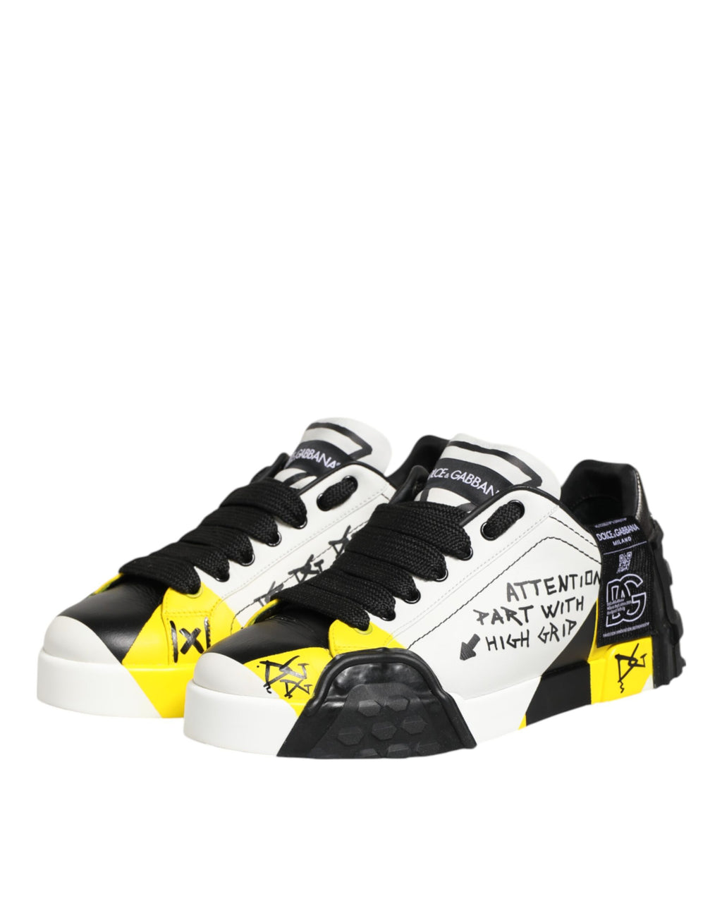 Multicolor Lettering Portofino Sneakers Shoes