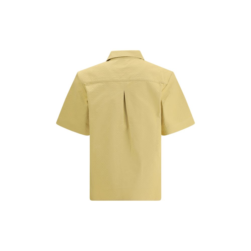 Cream Cotton Shortsleeve Shirt