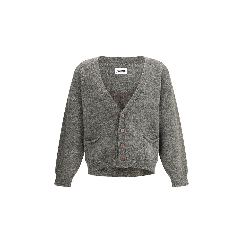 Gray Wool Cardigan