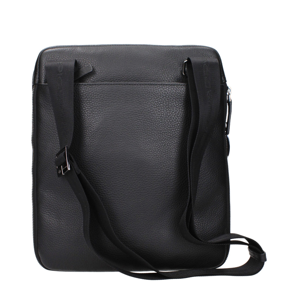 Black Leather Crossbody Bag