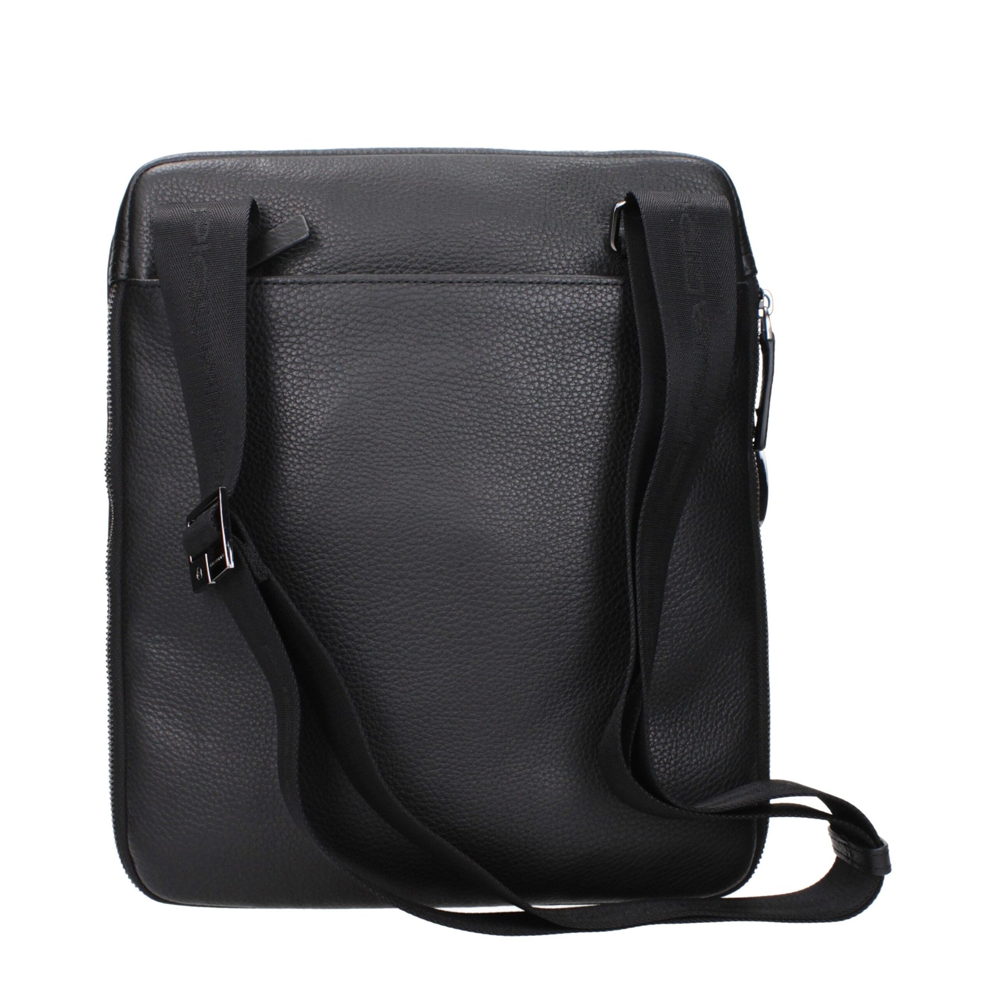 Black Leather Crossbody Bag