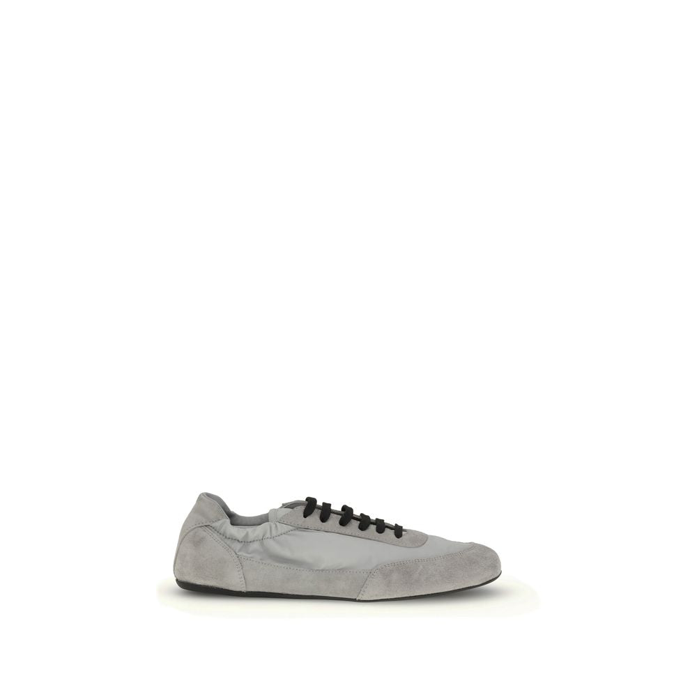 Gray Rubber Athletic Sneakers