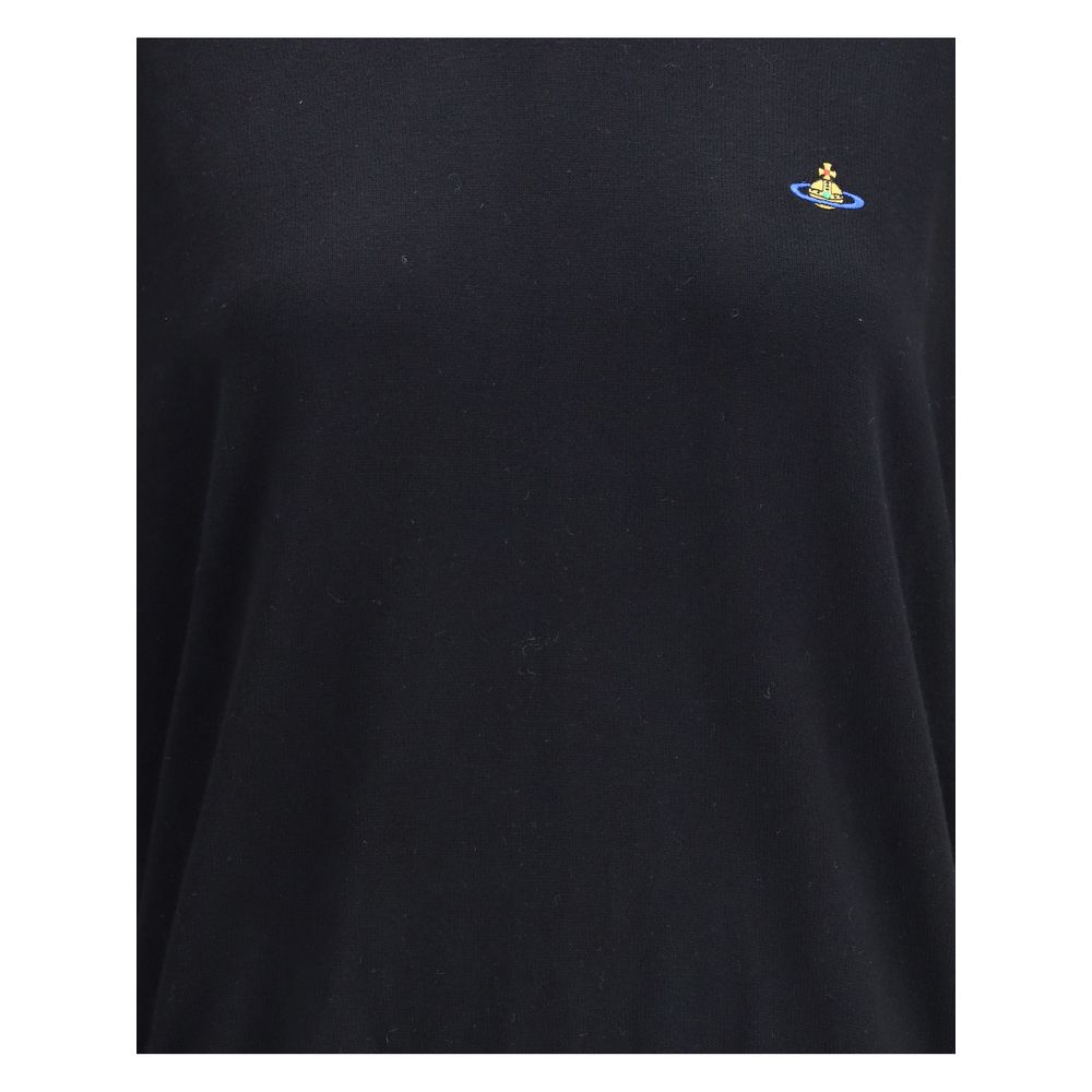 Black Cotton Sweatshirt