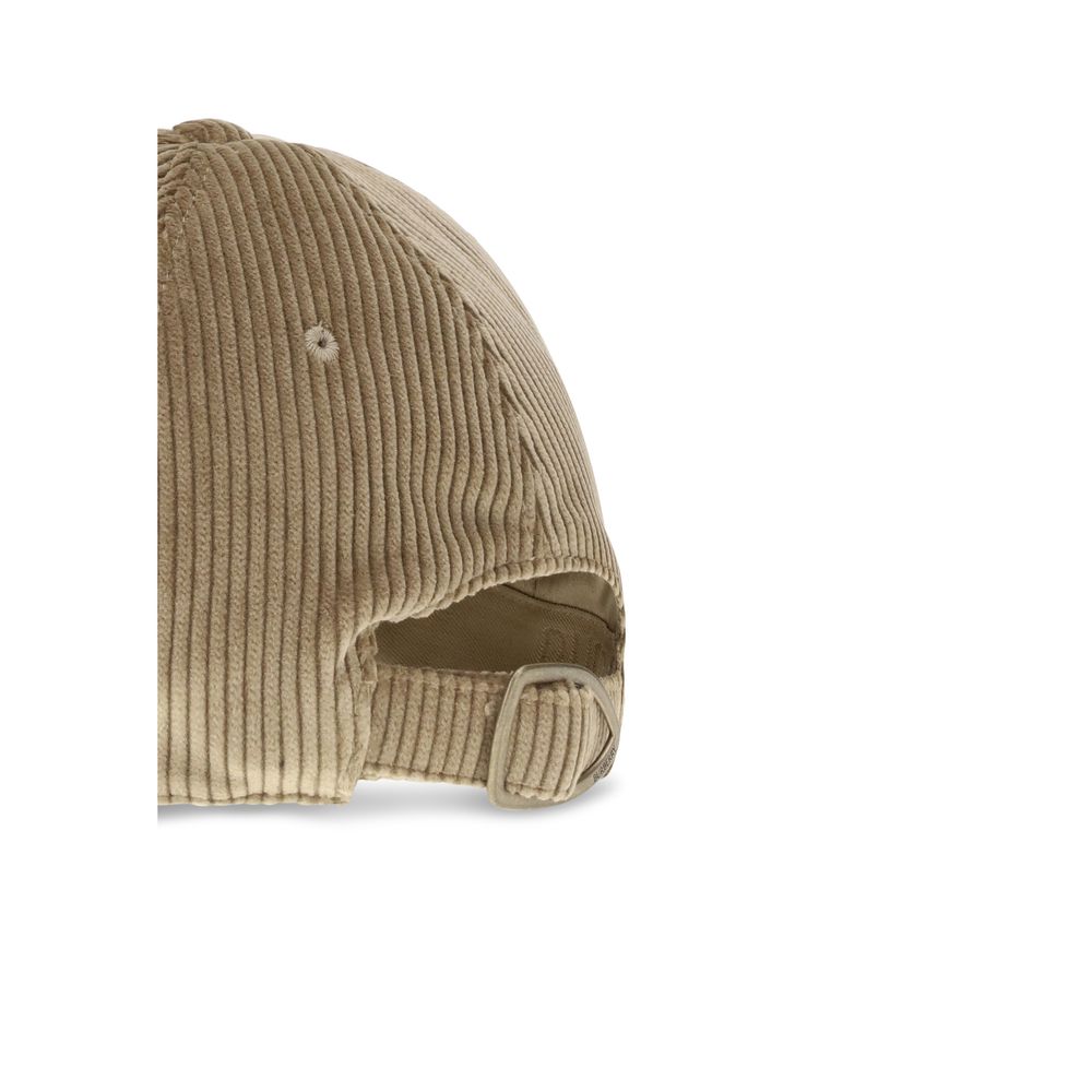 Beige Cotton Cap (Baseball Hat)