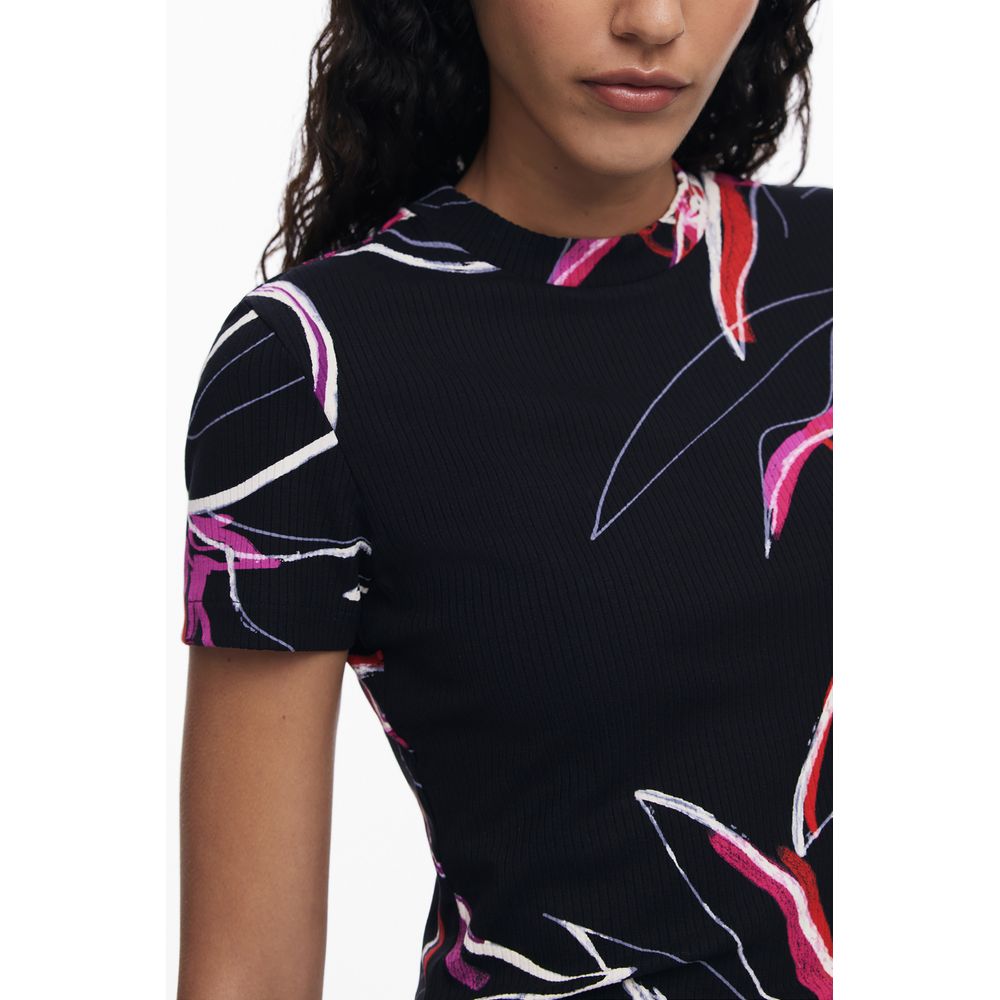Nero Viscosa Women T-Shirt