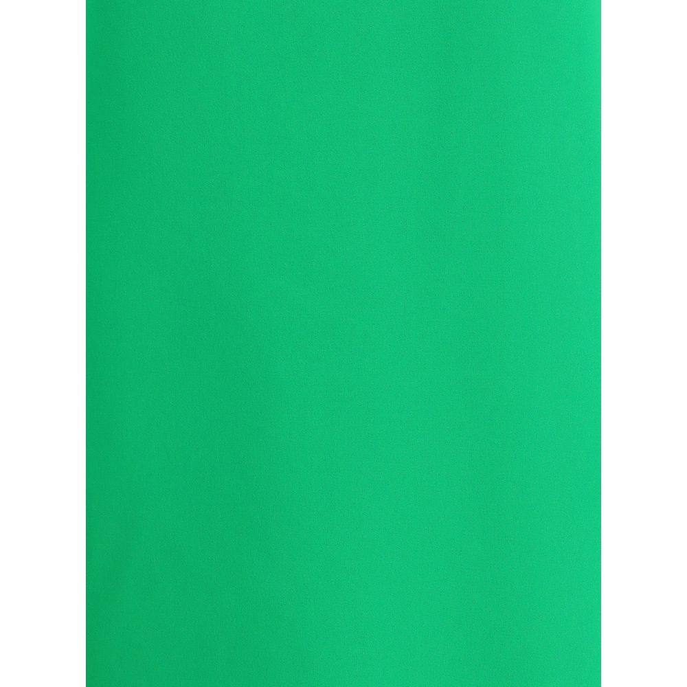 Green Silk Cocktail Dress