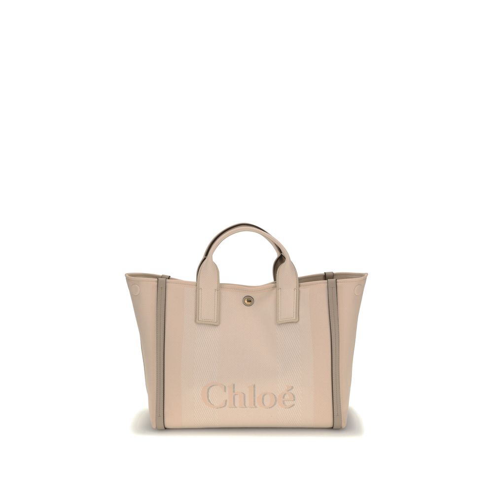Beige Cotton Handbag