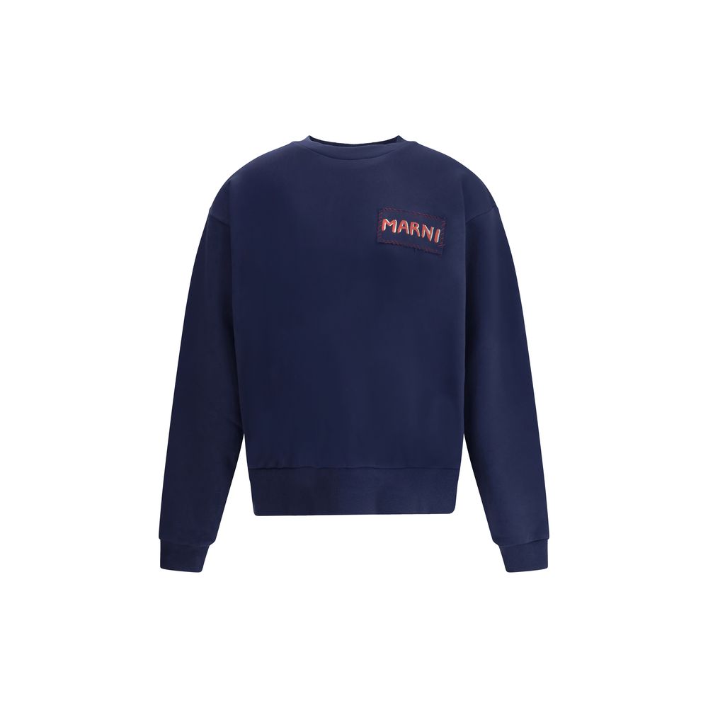 Blue Cotton Sweatshirt