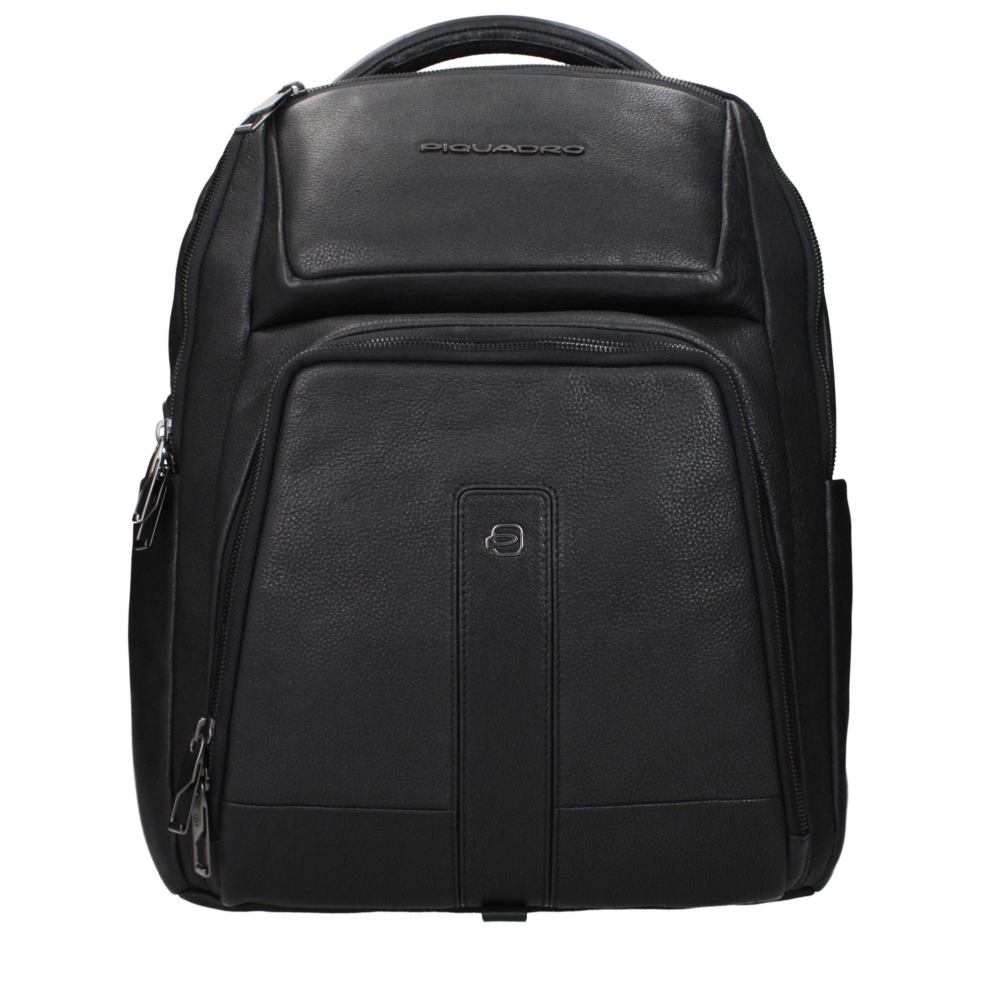 Black Leather Backpack