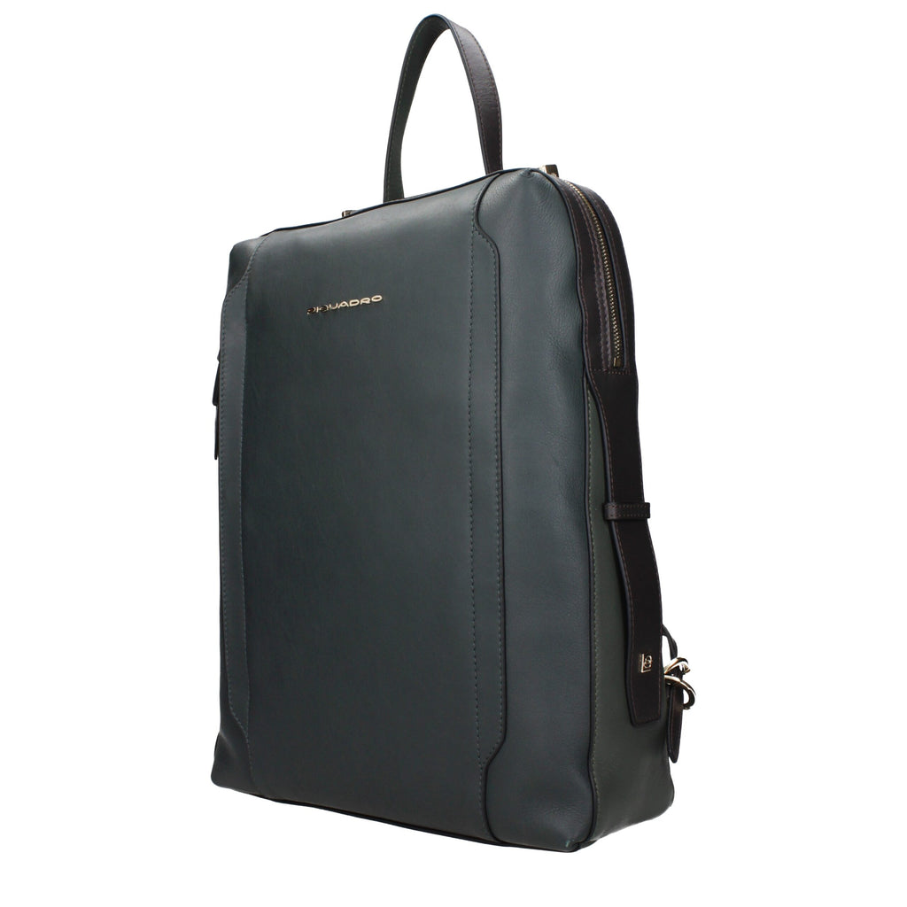 Green Leather Backpacks