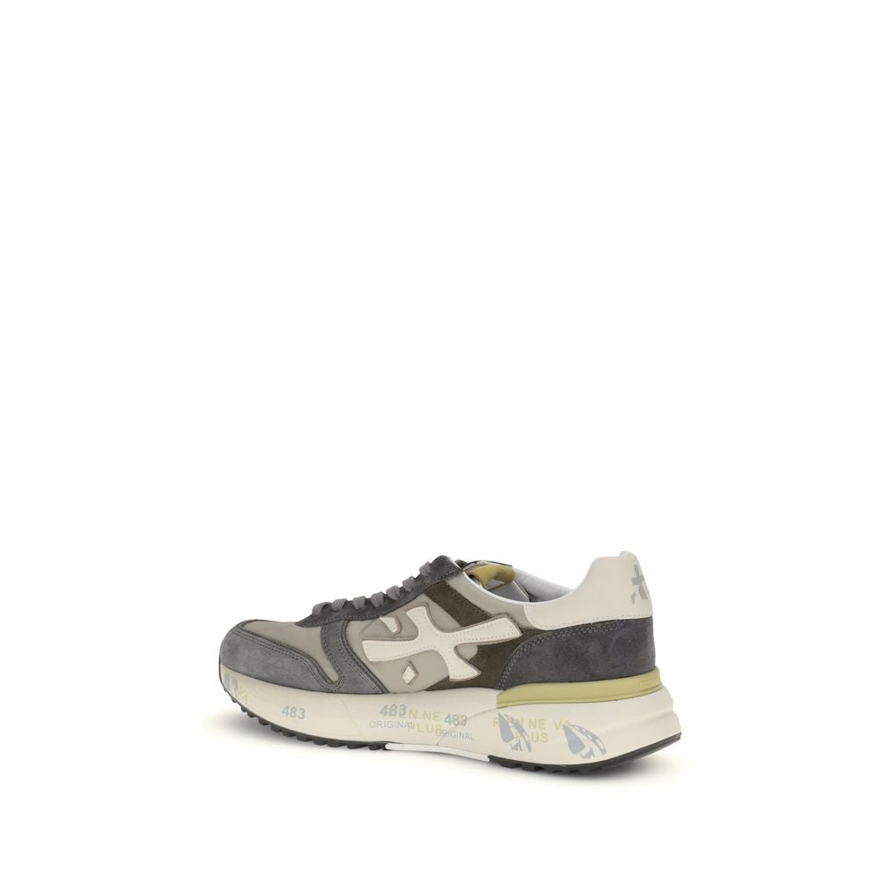 Multicolor Calf Leather Bos Taurus Low Top Sneakers