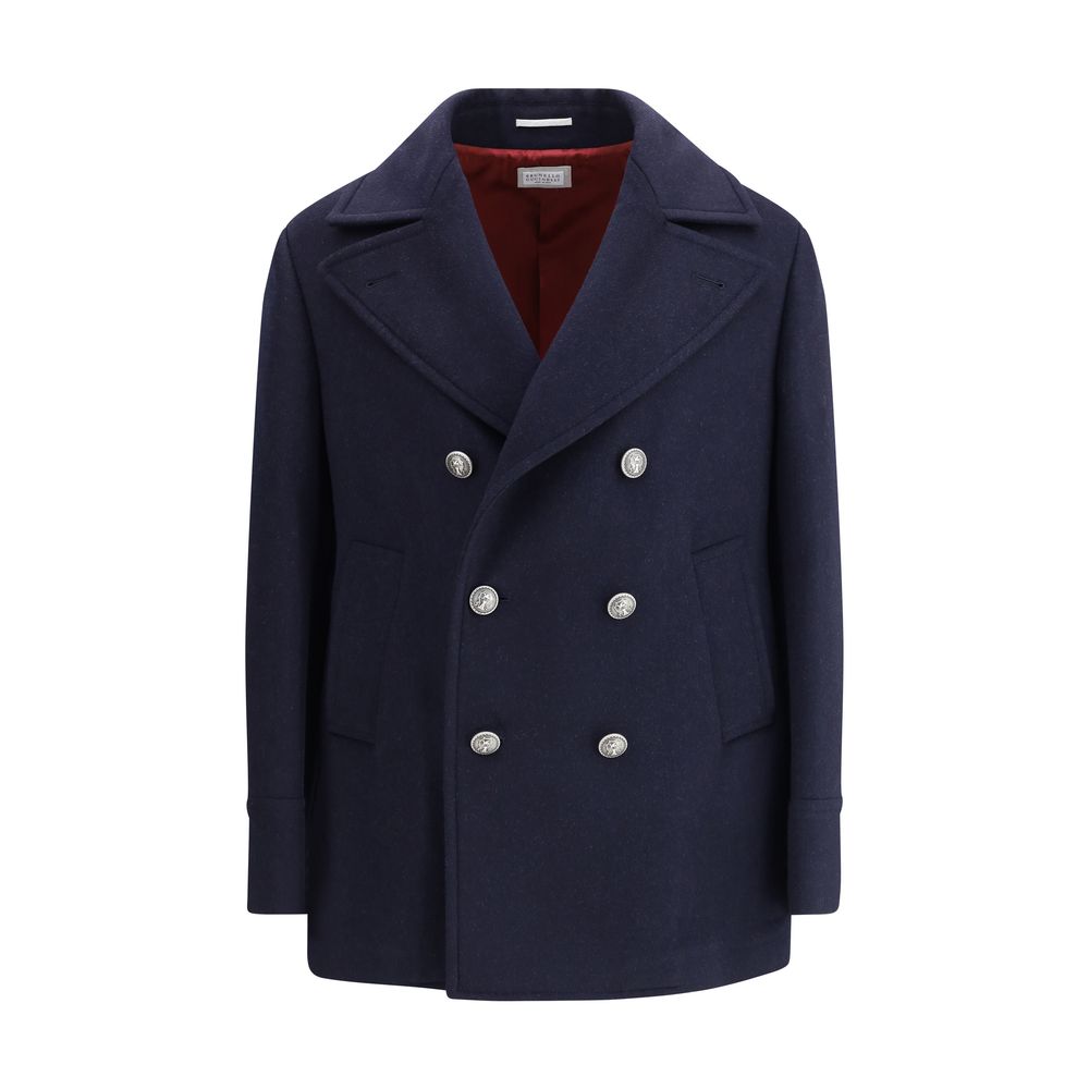 Blue Wool Coat