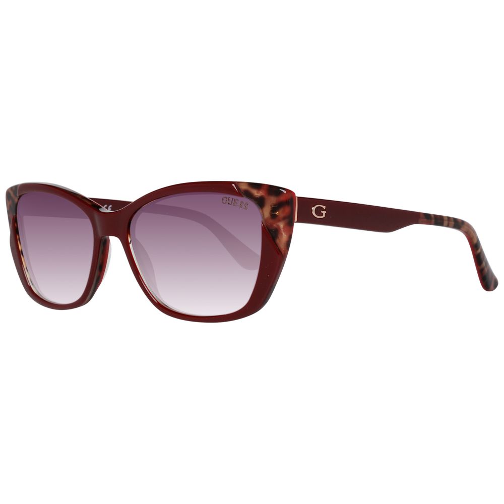 Burgundy Plastic Sunglasses
