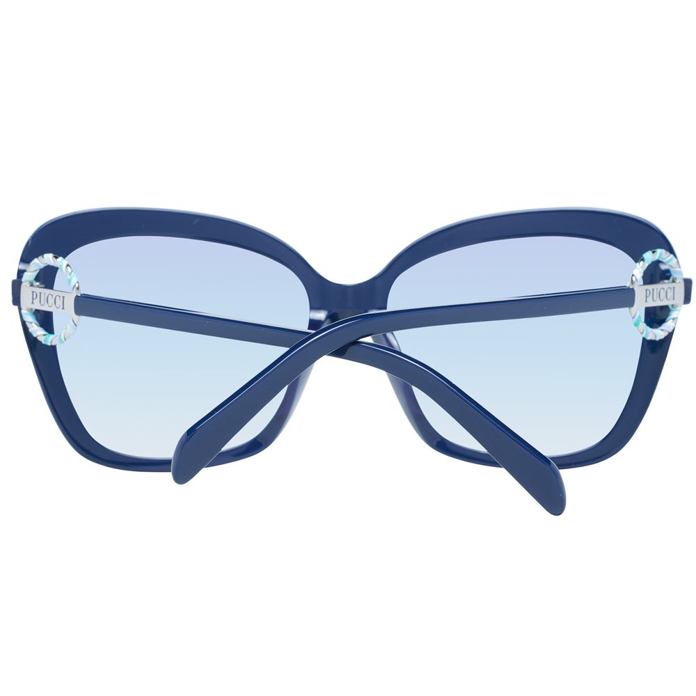 Blue Plastic Sunglasses