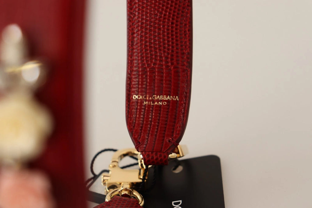 Floral Crystals Exotic Shoulder Strap Bag Accessory