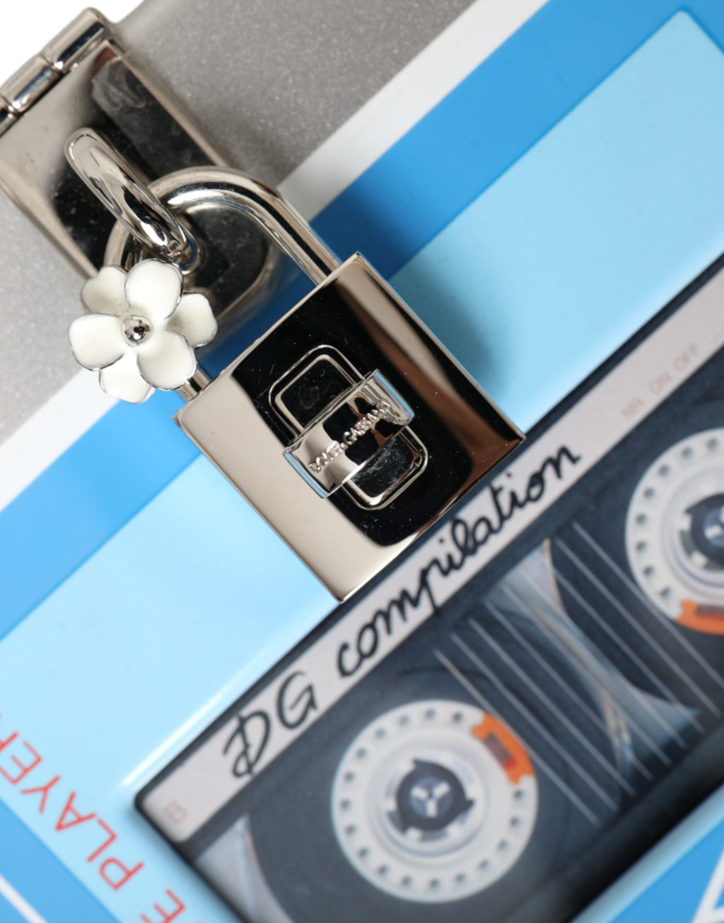 Multicolor Cassette Player Box DG Music Crossbody Shoulder Bag