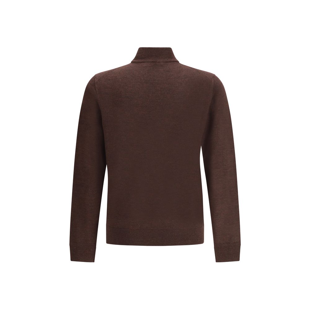 Brown Wool Turtleneck