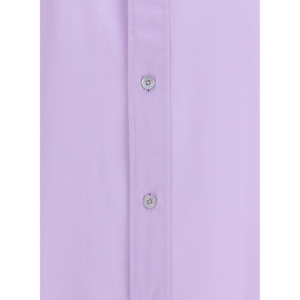 Purple Cotton Dress Shirt