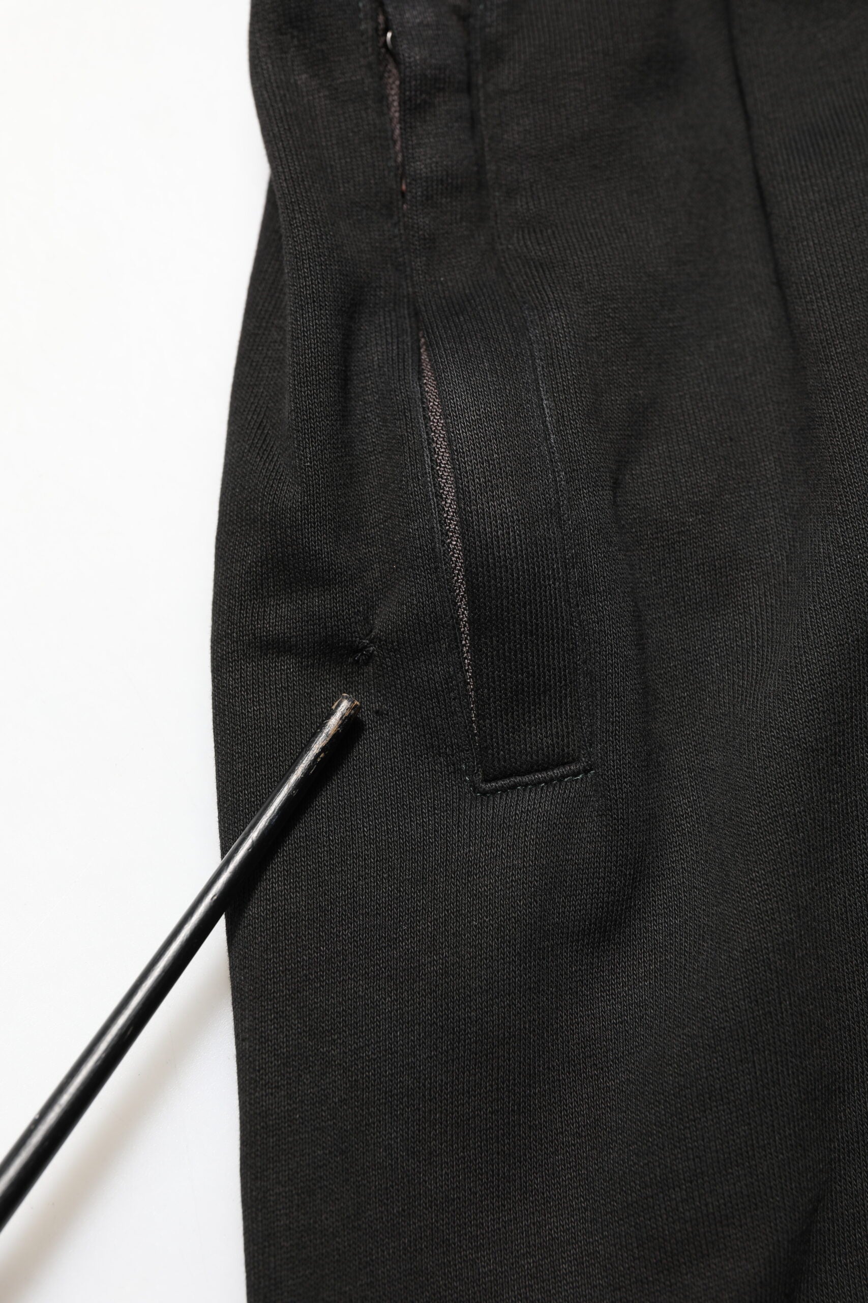 Black Cotton DG Logo Men Jogger Pants