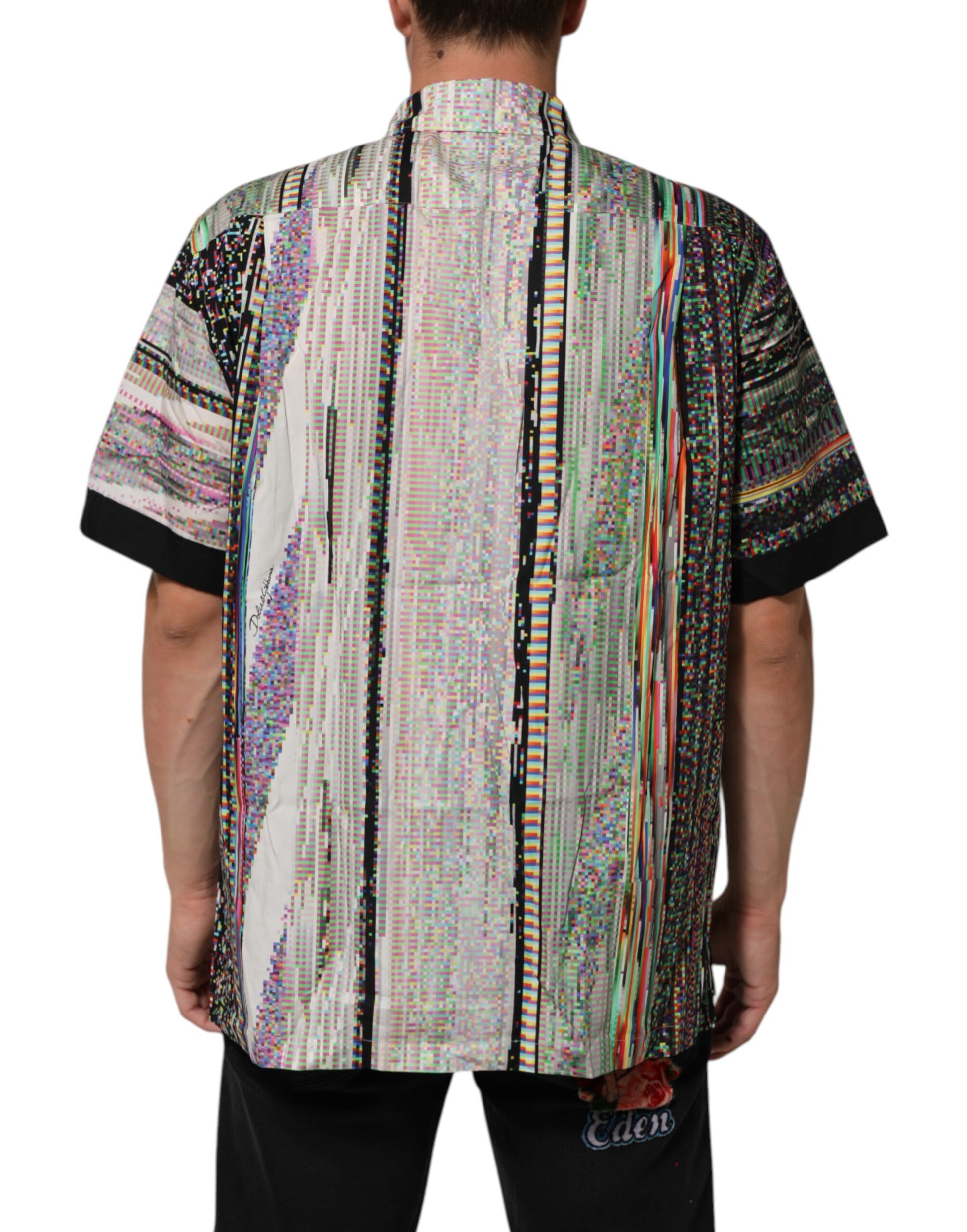 Multicolor Graphic Collared Casual Shirt