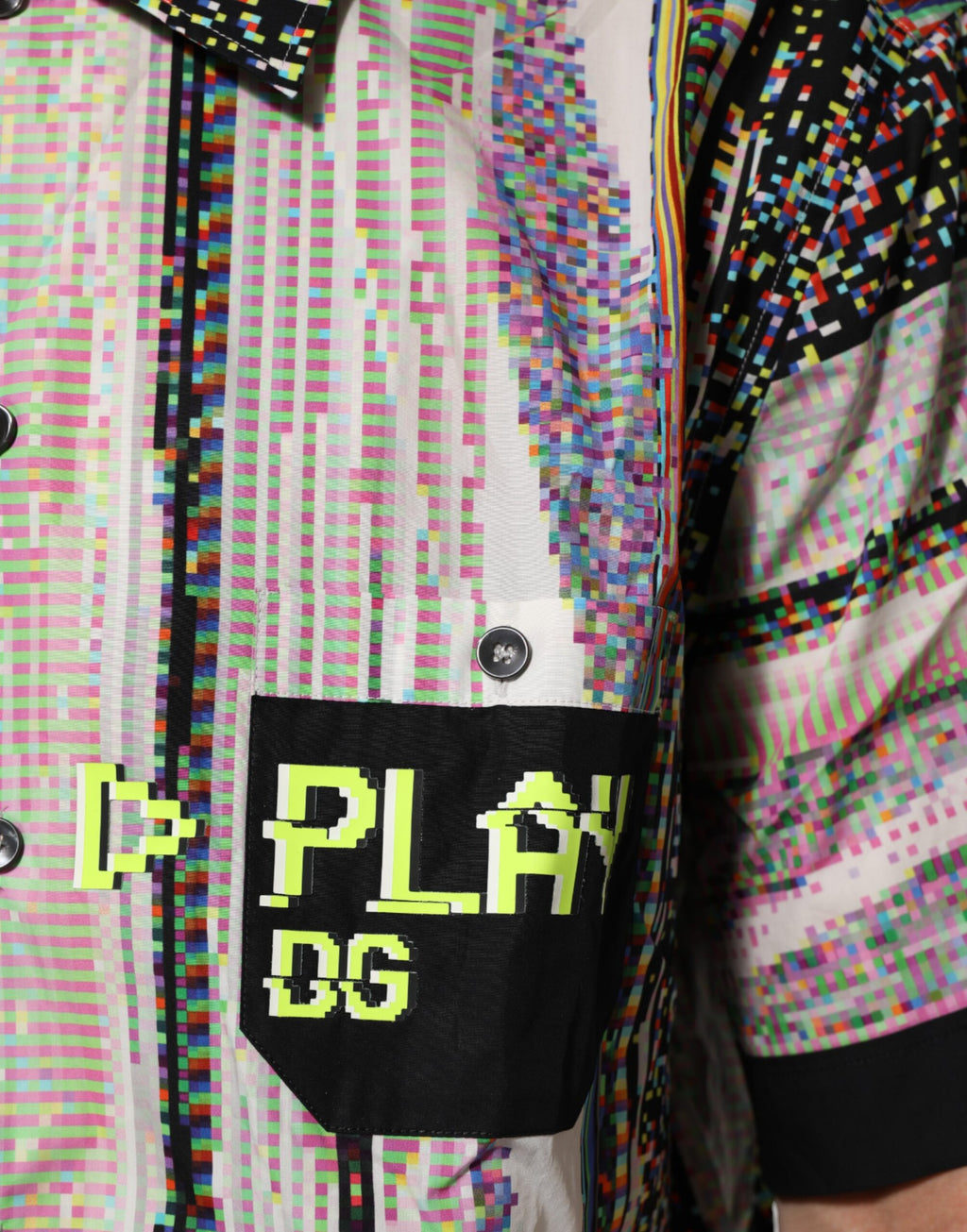 Multicolor Graphic Collared Casual Shirt