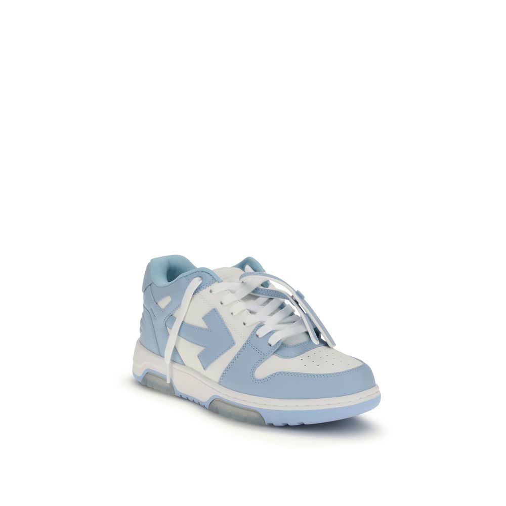 Light Blue Rubber Athletic Sneakers