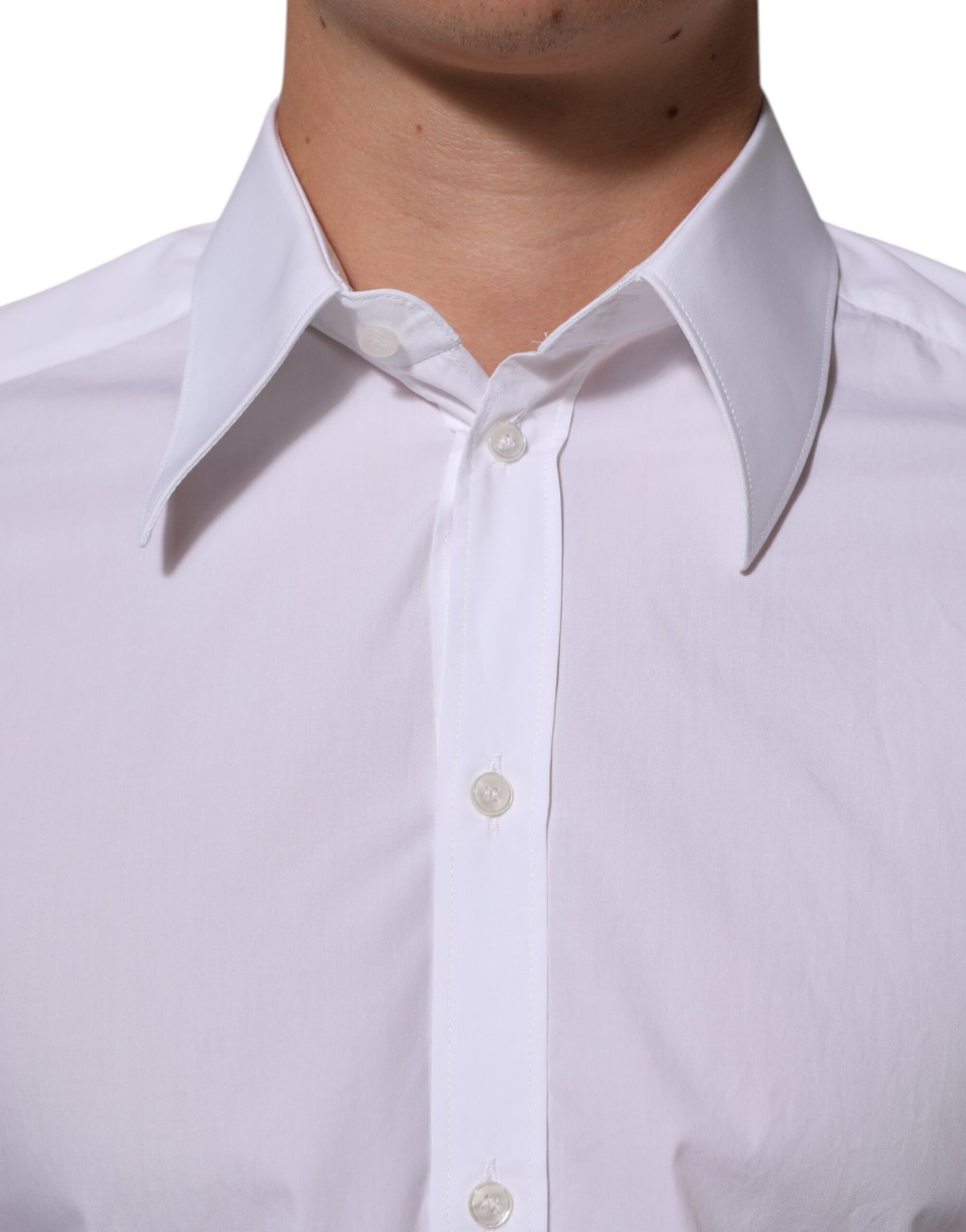 White Cotton MARTINI Men Formal Dress Shirt