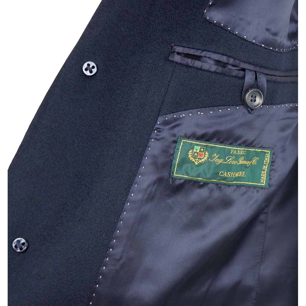 Blue Cashmere Men Jacket