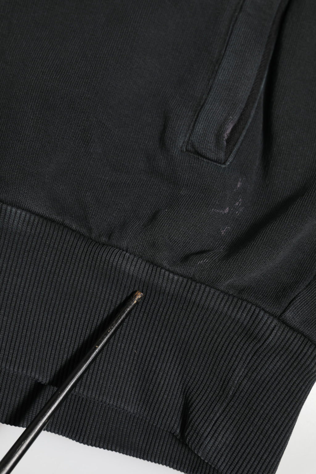 Black Logo FullZip Hooded Sweatshirt Sweater