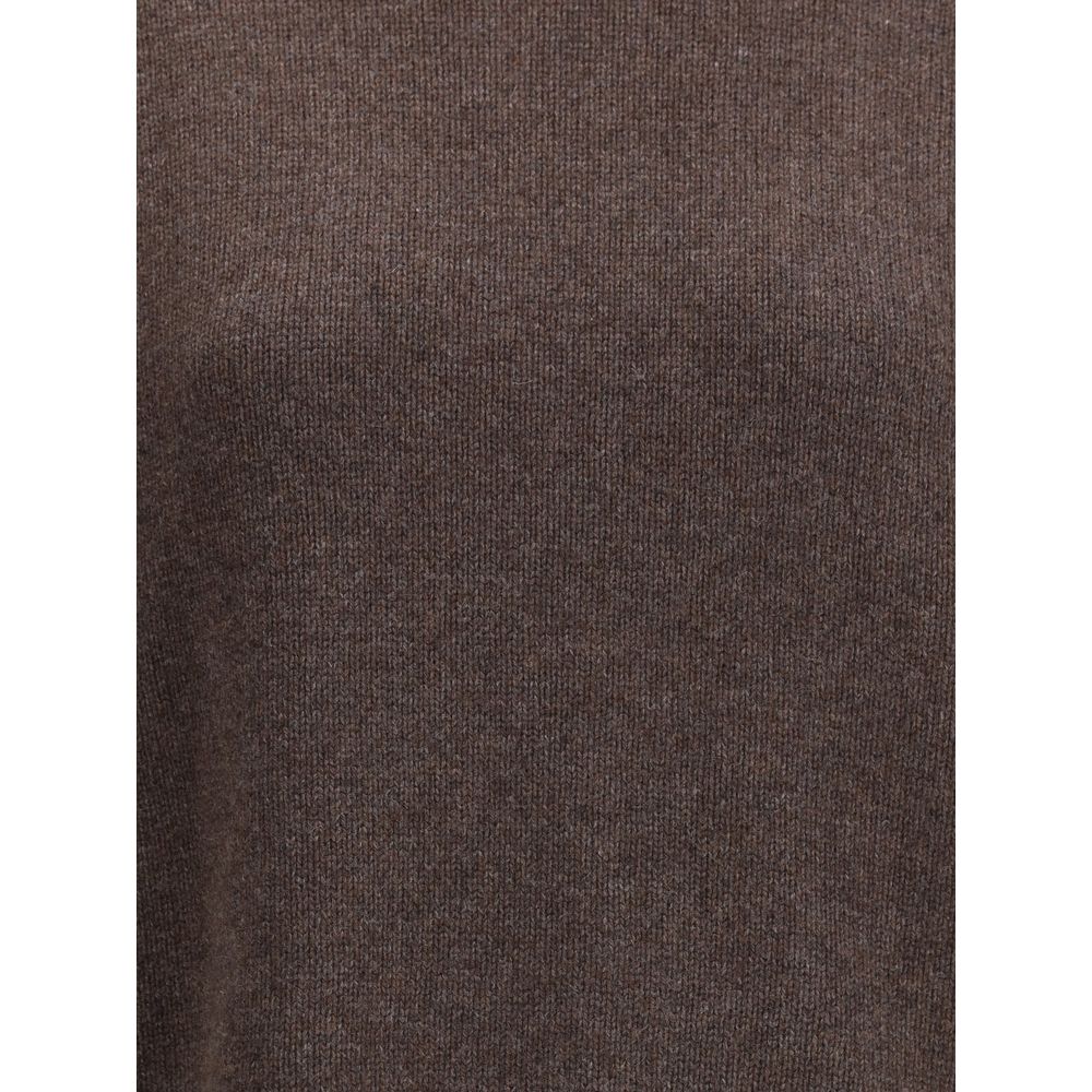 Brown Cashmere Turtleneck
