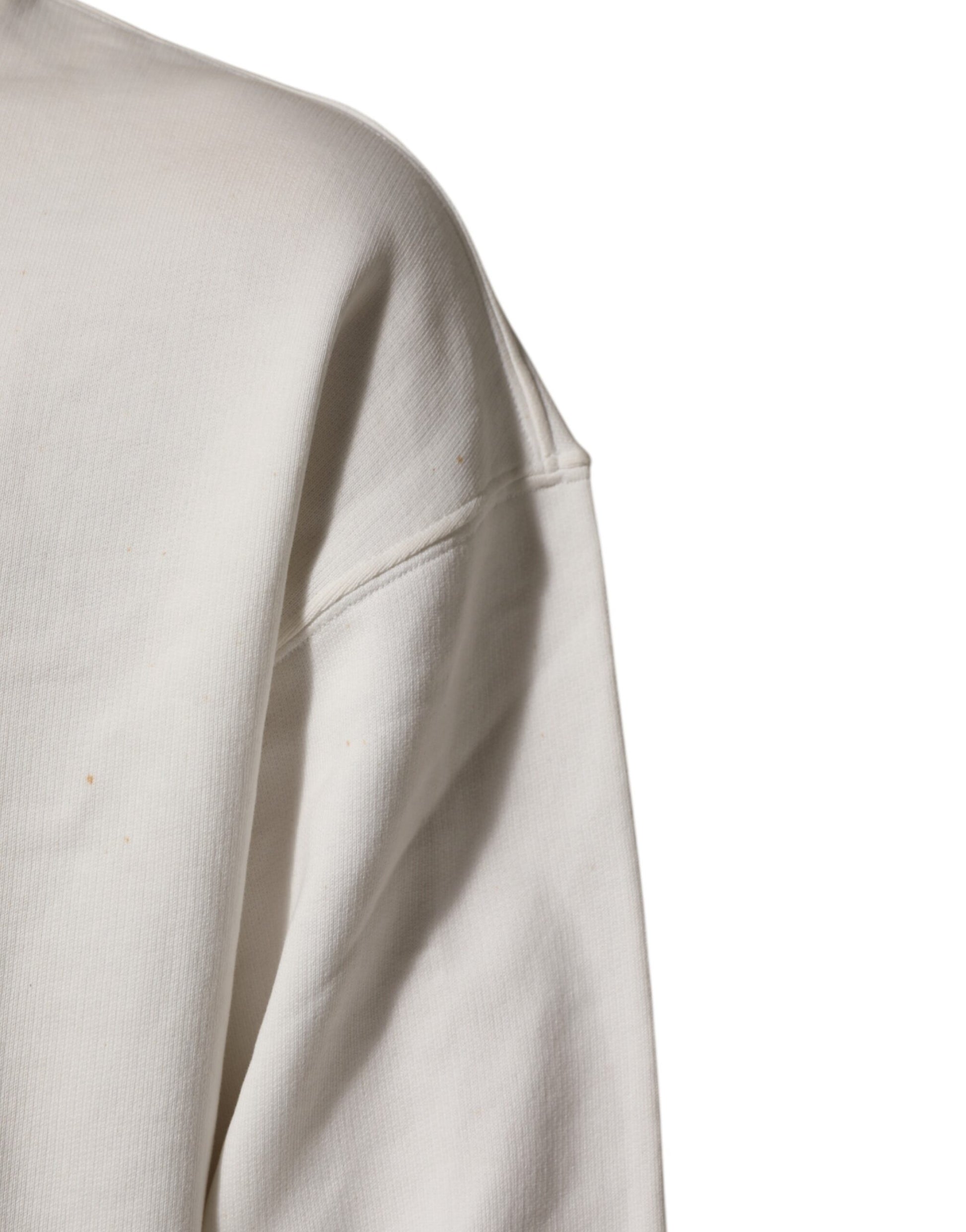 White DG Logo Crew Neck Sweatshirt Sweater