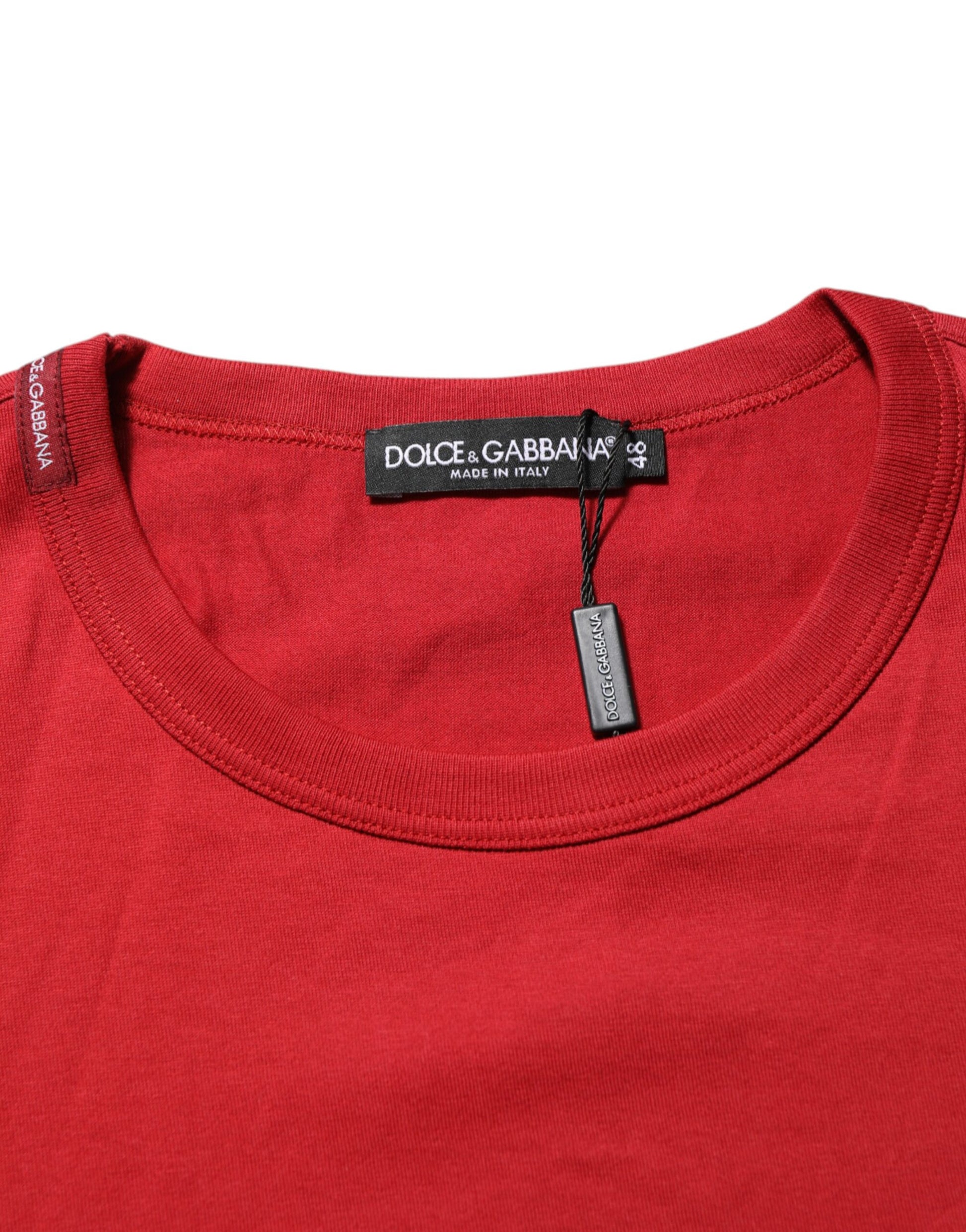 Red Crown Bee Cotton Short Sleeve T-shirt