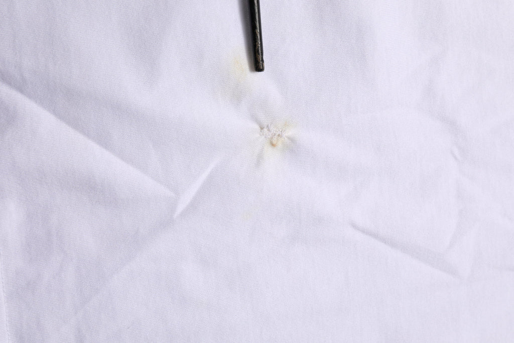 White Goodluck 2021 Cotton Crew Neck  T-shirt