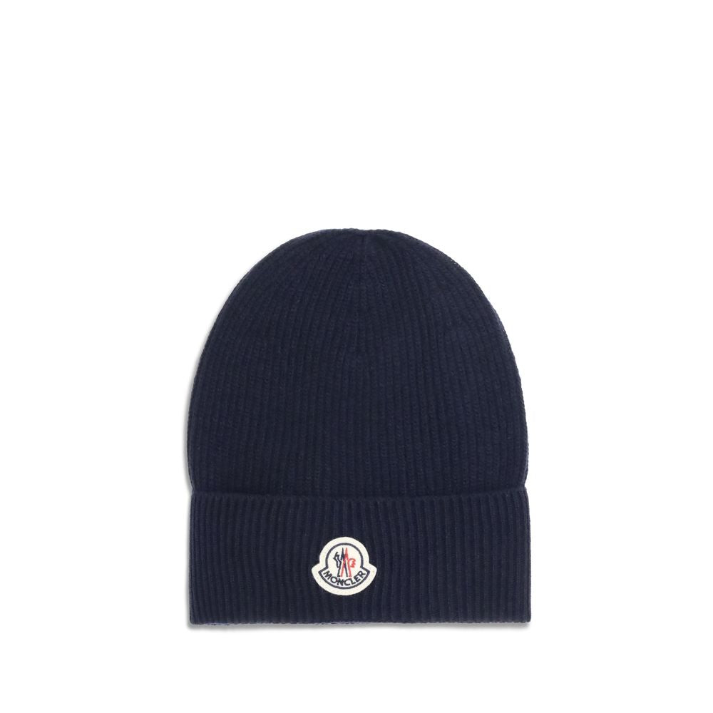 Blue Wool Beanie
