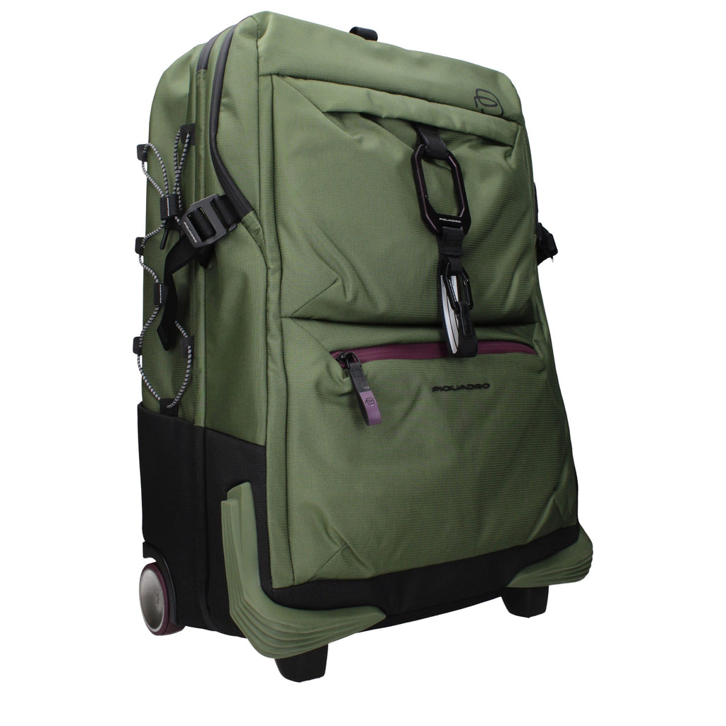 Green Fabric Luggage And Travel
