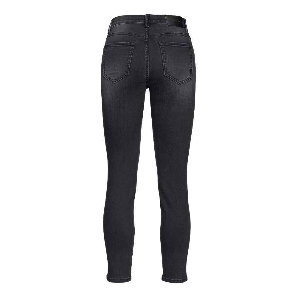 Black Cotton Women Jeans