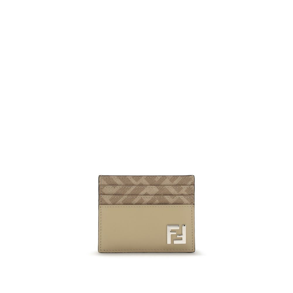 Beige Calf Leather Bos Taurus Wallet