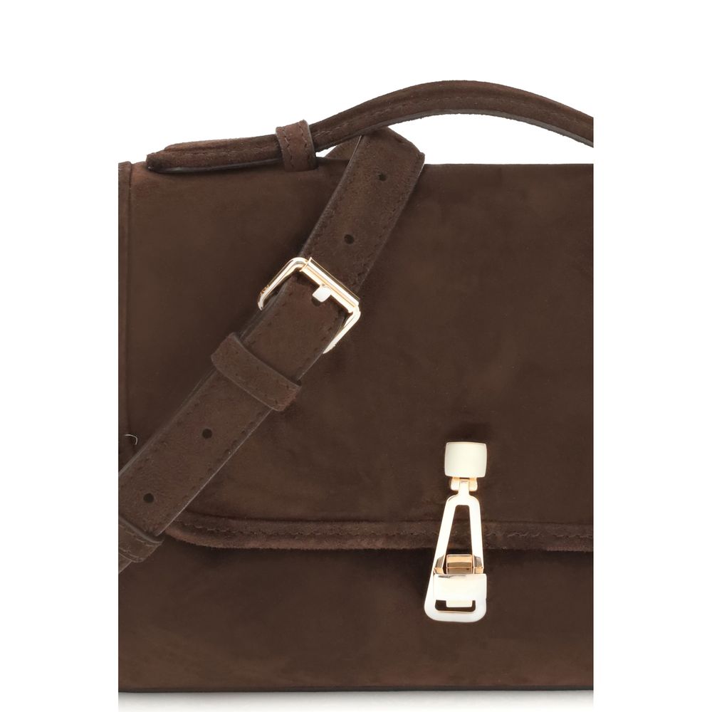 Brown Leather Shoulder Bag