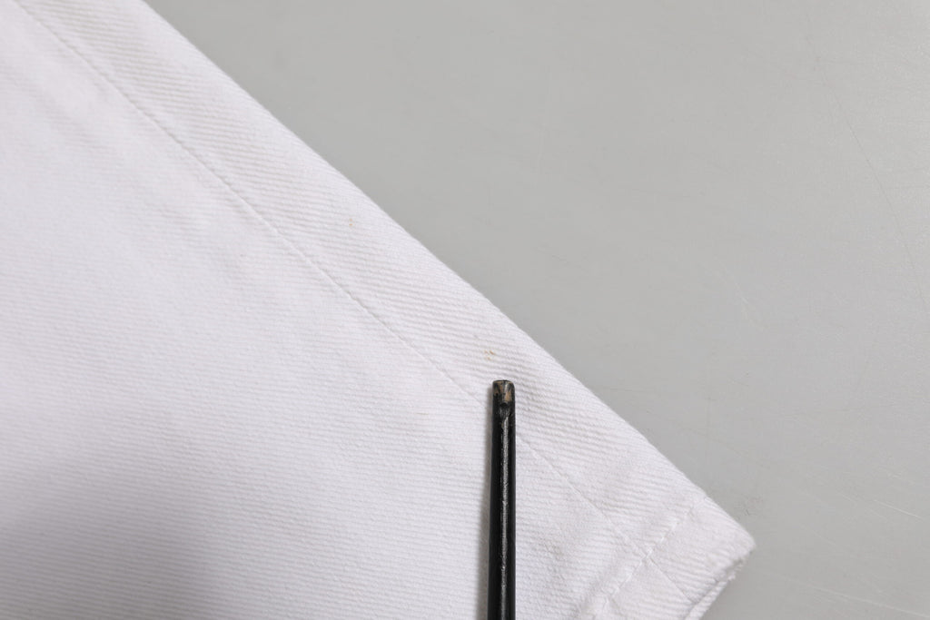 White Cotton Tattered BOYFRIEND Denim Jeans