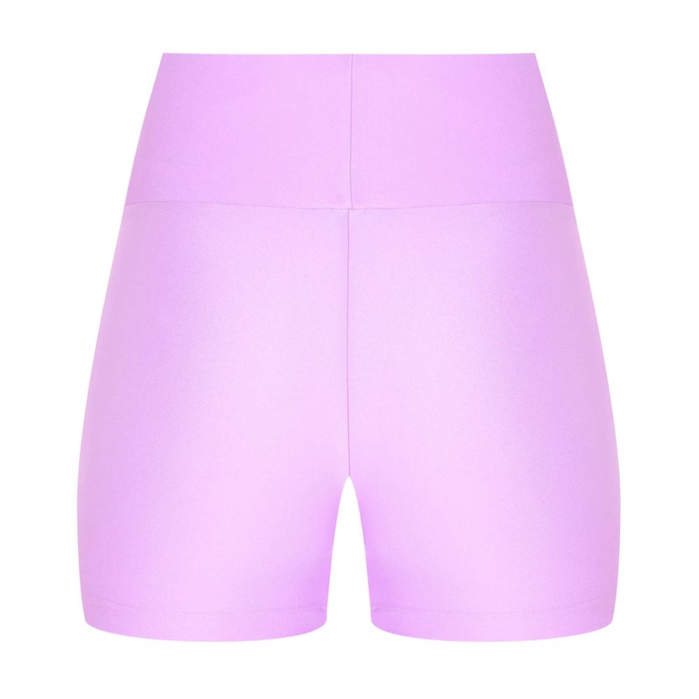 Purple Polyester Short