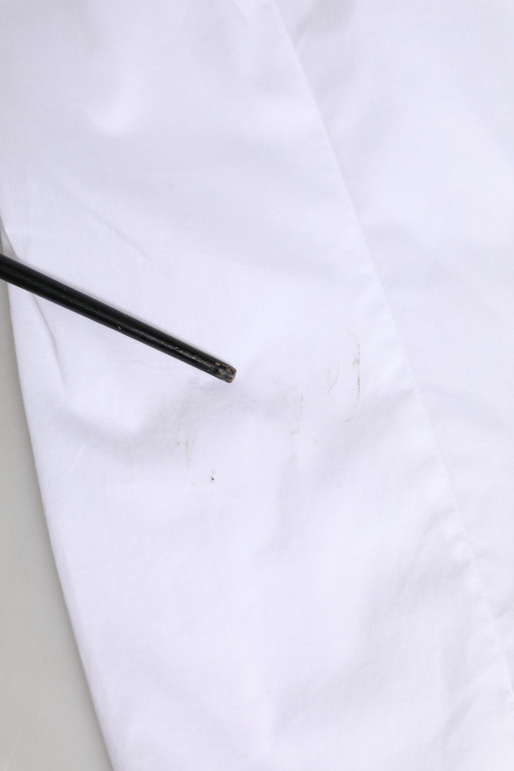 White Collared Long Sleeves Dress Shirt Top