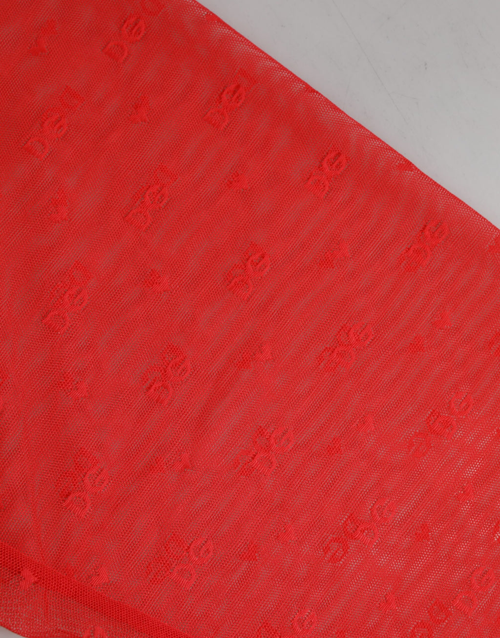 Red Logo Lace Tight Midi Trousers Underwear