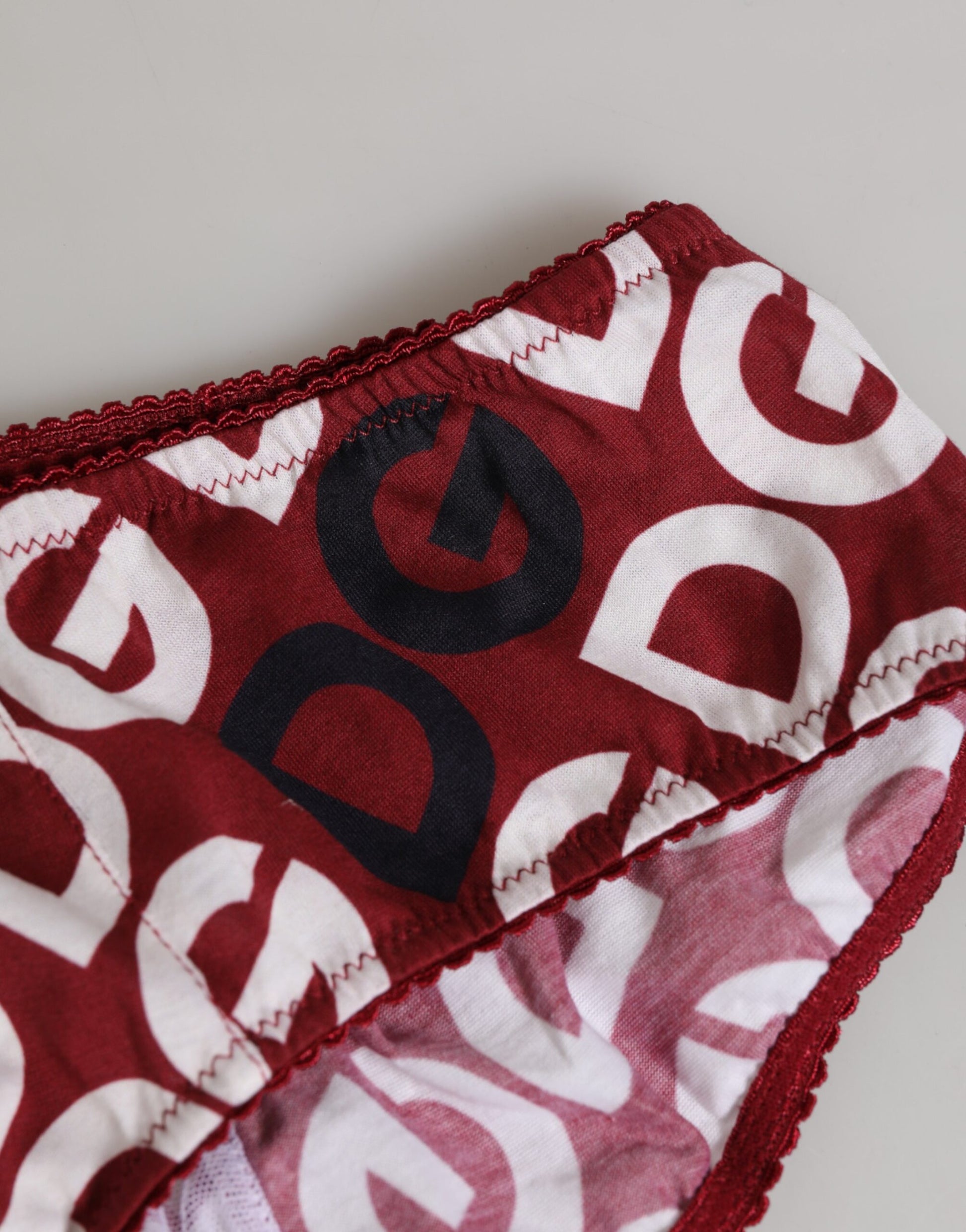 Bordeaux DG Logo Slip Bottom Brief Underwear