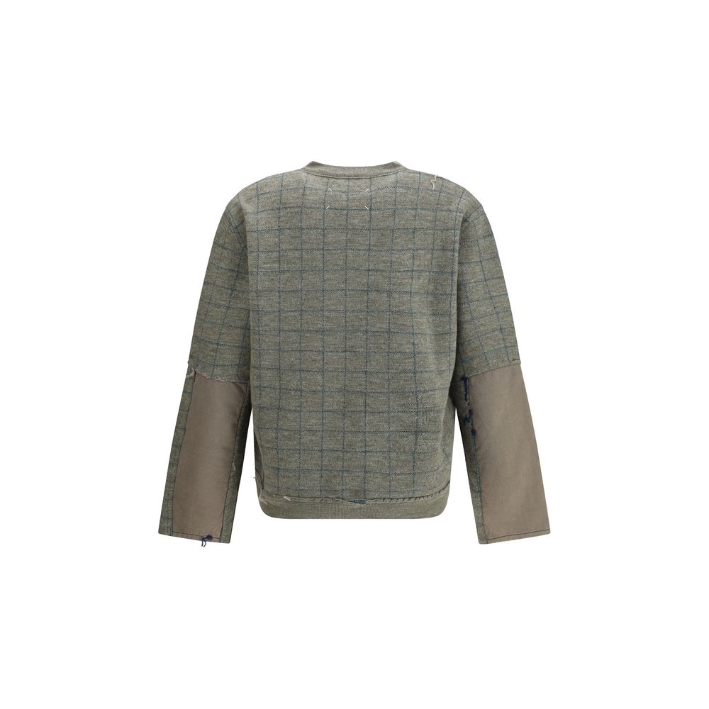 Green Fleece Wool Sweatshirt